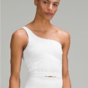 LULULEMON | One shoulder sports bra Ribbed Nulu Asymmetrical Yoga Tank Top